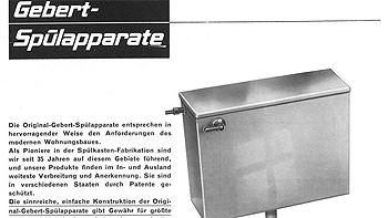 La storia di GEBERIT. Da piccolo laboratorio artiginale alla multinazione che produce cassette di scarico incasso nascoste nei muri dei bagni (part 2-1935/1959)