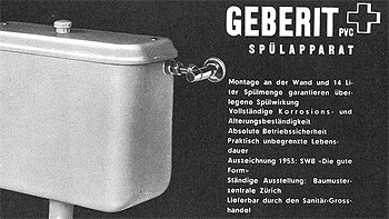 La storia di GEBERIT. Da piccolo laboratorio artiginale alla multinazione che produce cassette di scarico incasso nascoste nei muri dei bagni (part 2-1935/1959)